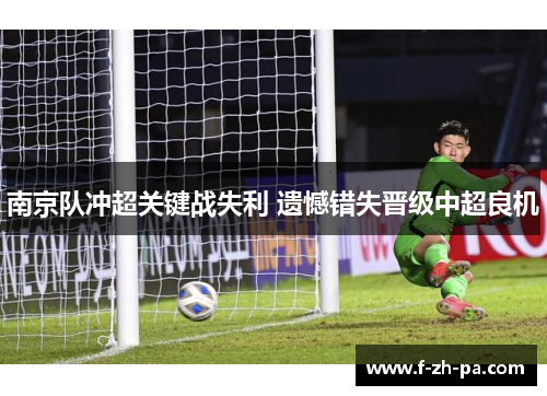 南京队冲超关键战失利 遗憾错失晋级中超良机 南京队冲超关键战失利 遗憾错失晋级中超良机